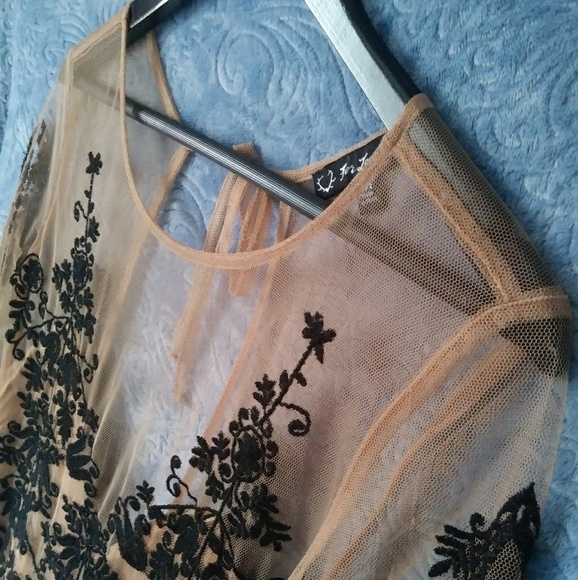 $290 For Love & Lemons Lotus Mini Dress - Picture 8 of 8